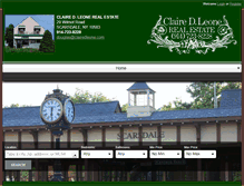 Tablet Screenshot of clairedleone.com